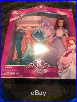 RARE DISNEY STORE princess wardrobe ARIEL 11 doll NEW IN BOX