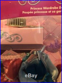 RARE DISNEY STORE princess wardrobe ARIEL 11 doll NEW IN BOX