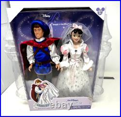 RARE Disney Parks Snow White And Prince Wedding Special Edition Dolls Gift Set