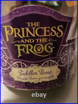 RARE Disney Store 1st Toddler Tiana doll Princess and The Frog new in box