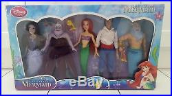 RARE Disney Store The Little Mermaid Deluxe Doll Gift Set Vanessa Triton