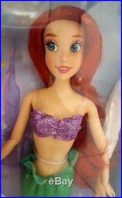 RARE Disney Store The Little Mermaid Deluxe Doll Gift Set Vanessa Triton