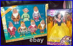 RARE HTF Disney Snow White & 7 colorchange Dwarfs MIB