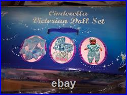 RARE NEW Disney Princess Cinderella Victorian Doll Set Special Edition