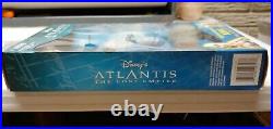 RARE NIB Disney Atlantis Crystal Princess Kida doll withlight up necklace 29327