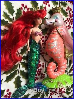 RARE Simba Little Mermaid Ariel & Seahorse Doll Set