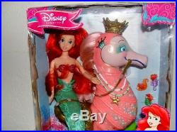 RARE Simba Little Mermaid Ariel & Seahorse Doll Set NRFB VHTF