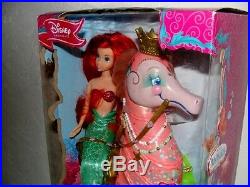 RARE Simba Little Mermaid Ariel & Seahorse Doll Set NRFB VHTF