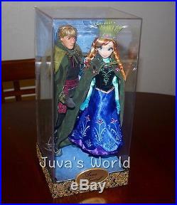 Rare! Anna & Kristoff Disney Fairytale Designer Collection Limited 6000 Doll Set