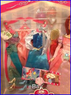 Rare DISNEY STORE princess wardrobe ARIEL 11 doll NEW IN BOX pasadena CA