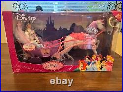 Rare Disney Prince And enchanted horse and Carriage Set Barbie Mattel NIB Sealed