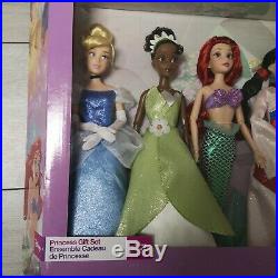 Rare Disney Store Classic 11 Princess Deluxe Doll Barbie Collection Gift Set NEW