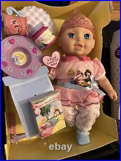 Rare, Htf 2008 My Disney Nursery Feeding Time Princess Baby Doll, Nib