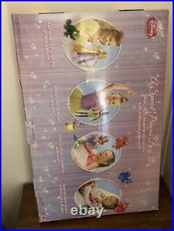 Rare Mattel Disney A Special Princess Day Doll Set Ariel Aurora Tiana Rapunzel