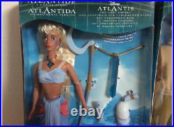 Rare Mattel Disney Atlantis Princess Kida & Milo Thatch Dolls Japan Shipped