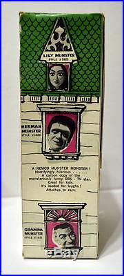 Remco HERMAN MUNSTER DOLL w ORIGINAL BOX Kayro-Vue Munsters RARE 1964
