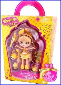 SHOPKINS SDCC 2016 JESSICAKE Limited Edition Golden Cupcake Doll Shoppies NEW