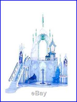 S Elsa Frozen Ice Palace Playset Disney Castle New Magical Light Doll Princess