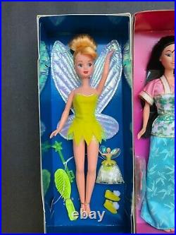 Sea Pearl Princess Ariel Doll Satiny Mulan Special Sparkle Tinkerbell Disney Lot