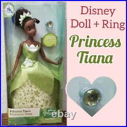 Set of 11 Disney Princess Classic 11.5 Dolls With Rings Aurora Ariel Elsa Anna