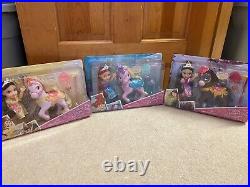 Set of 3 Disney Princess Petite Doll and Pony Sets