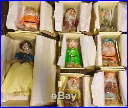 Snow White & The Seven Dwarfs Limited Edition Disney Princesses Porcelain Dolls