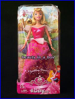 Sparkling Shimmer Jasmine Sleeping Beauty Ariel Disney Princess Doll Belle Beast