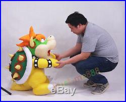 Super Mario Bros. Bowser Soft Plush Doll Toy 30 Inch Big Giant Plush Handmade
