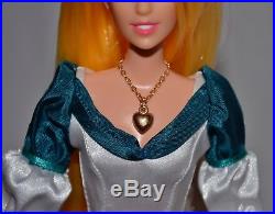 Swan Princess Odette custom barbie doll dress + necklace Disney