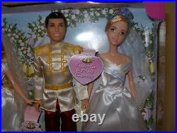 TRU Disney Princess Fairytale Wedding Doll Gift Set Cinderella Belle Rapunzel