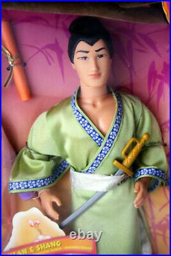 Vintage 1997 Mulan & Shang Doll Gift Set Disney Mattel New Nos