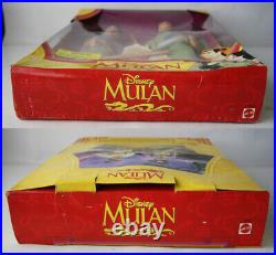 Vintage 1997 Mulan & Shang Doll Gift Set Disney Mattel New Nos