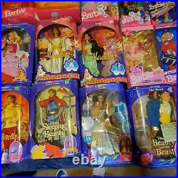 Vintage BARBIE Doll Collection Mattel Disney 90s 20s Rare Lot 75+ Dolls Trending