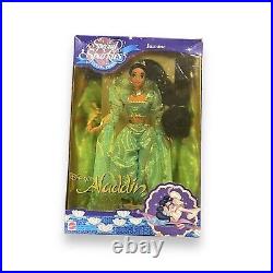 Vintage Disney Movie Rare Item Aladdin Fab Princess Jasmine Doll 90s New in Box