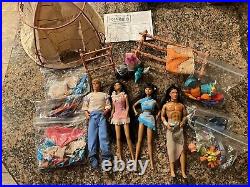 Vintage Disney Pocahontas Dolls, Tent and All Accessories