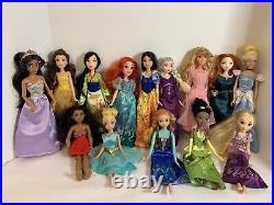 Vintage Disney Princess Barbie Dolls 14 Doll Lot