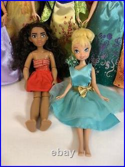 Vintage Disney Princess Barbie Dolls 14 Doll Lot