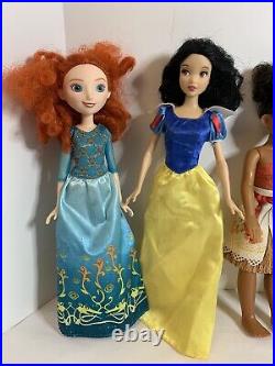 Vintage Disney Princess Barbie Dolls 6 Doll Lot