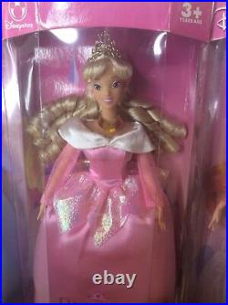Vintage Disney Store Classic Princess Doll Collection Lot Esmeralda Belle Aurora