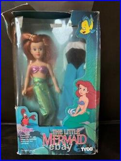 Vintage The Little Mermaid Ariel Doll by Tyco #1800 Disney Princess Dress NIB
