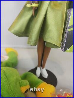 Witch Barbie OOAK Halloween Costume + Disney Princess and the Frog Tiana figure