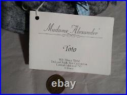 Wizard of Oz TOTO Limited Edition Madame Alexander Doll Disney SIGNED 1997 RARE